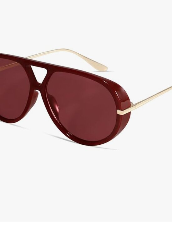 Metal Oversized Sunglasses main image 5